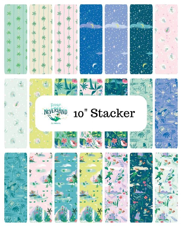 Forever Neverland 10  Stacker by Jill Howarth for Riley Blake Designs | 42 Precut 10  Squares | 10-15900-42 Fashion - Image 3