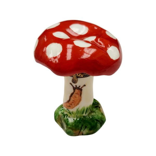 Mushroom Porcelain Limoges Trinket Box Online - Image 3